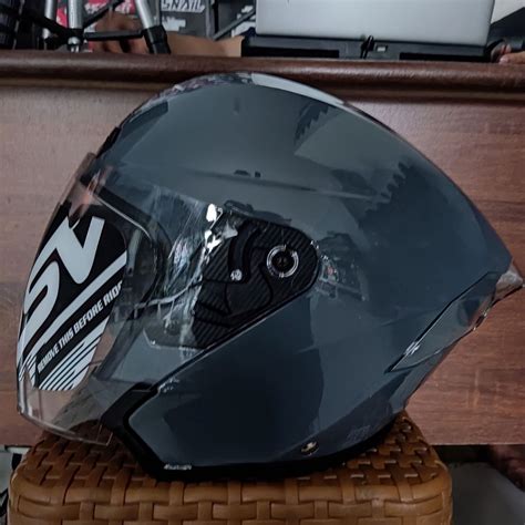 Jual HELM RSV NEW WINDTAIL SOLID PLATINUM GREY HALF FACE RSV WINDTAIL