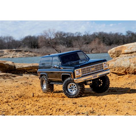 Traxxas Trx 4 110 Trail Crawler Truck W79 Chevrolet K5 Blazer Body Black Wtqi 24ghz Radio