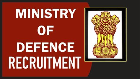 Ministry Of Defence Recruitment 2023 New Notification Out Check Posts