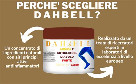 Dahbell Artiglio Del Diavolo Forte E Arnica Per Cavalli Uso Umano Gel