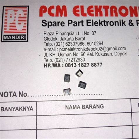 Jual Inductor Uh Induktor Uh Lilitan Smd Kota Depok Pcm