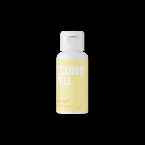 Barwnik spożywczy olejowy COLOUR MILL 20ml LEMON bez E171 Barwniki