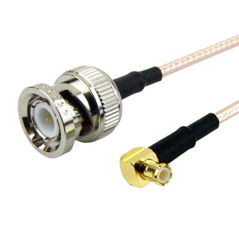 Bnc Male To Ra Mcx Plug Cable Rg 316 Coax In 72 Inch