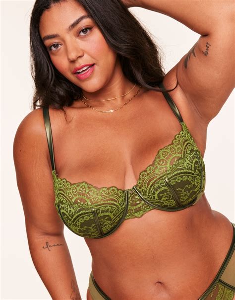 Paloma Medium Green Plus Contour Balconette 38DD Adore Me