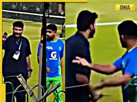 Asia Cup 2023 Pakistan Skipper Babar Azam Loses Cool As Fan Tries To