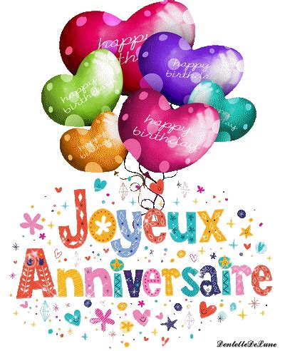 Joyeux anniversaire gif animé scintillant 3 – Artofit