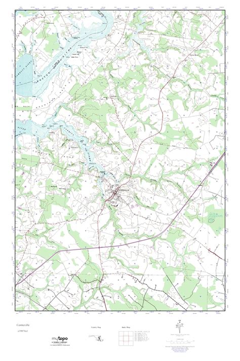 Mytopo Centreville Maryland Usgs Quad Topo Map