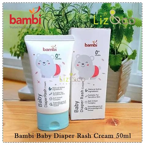 Jual Bambi Baby Diaper Rash Cream Ml Shopee Indonesia