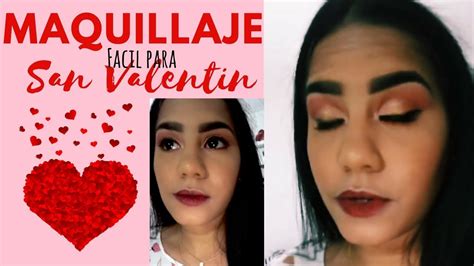 Tutorial De Maquillaje Facil Para San Valentin Soy Meni Youtube