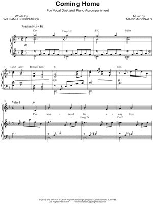 "Coming Home" Sheet Music - 3 Arrangements Available Instantly - Musicnotes