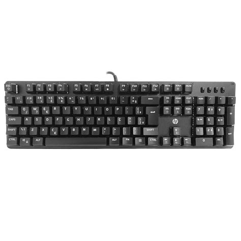 Teclado Gamer Mecânico HP GK100 USB LED RGB Layout ABNT2 Preto