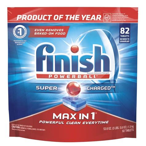 Best Finish Max In Powerball Tabs Dishwasher Detergent Tablets