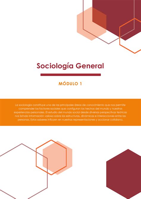 Modulo Resumen De Lecturas Sociolog A Sociolog A General M Dulo