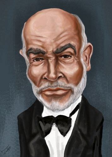 Sean Connery Caricature By Jackopo Famous People Cartoon Caricature