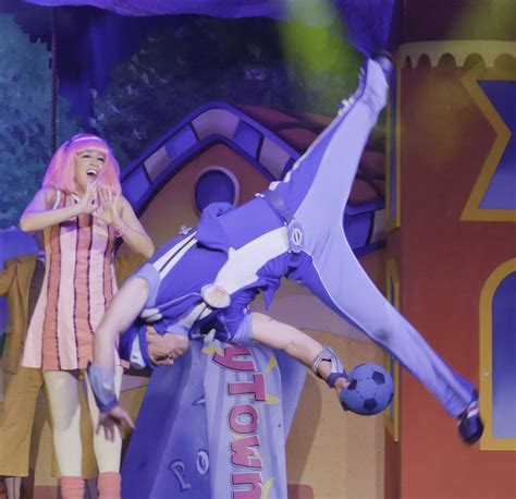 Lazy Town 14 Stephanie Sportacus Butlins Bognor Regis Mick