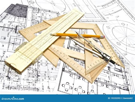 Engineering Blueprint Stock Photos - Image: 19335593