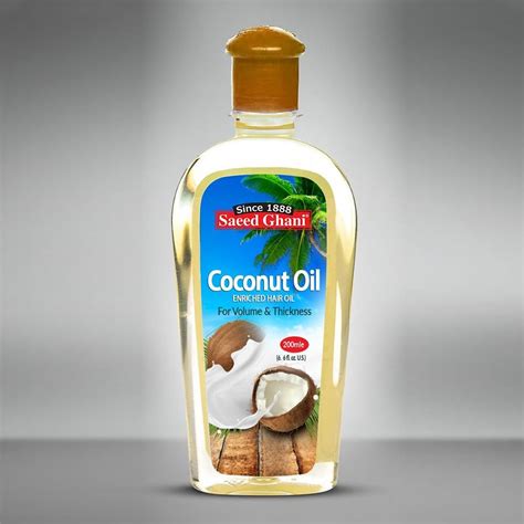 Saeed Ghani Coconut Oil 200ml Iqbal Foods Inc