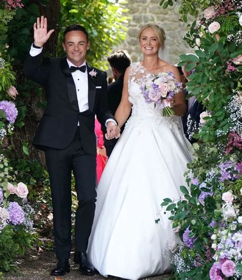 Ant Mcpartlin Marries Anne Marie Corbett With Dec As Best Man Wales Online