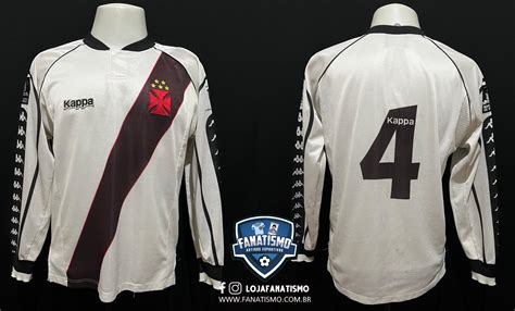 Camisa Do Vasco Oficial Ii Manga Longa Kappa Mauro Galv O M