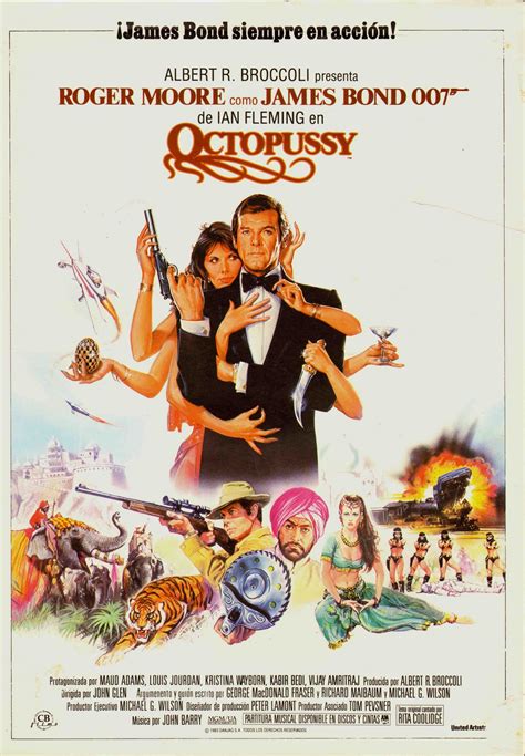 Octopussy James Bond Movie Posters James Bond Movies James Bond