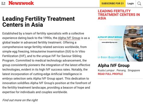 Leading Fertility Treatment Centres Alpha Ivf Fertility Center