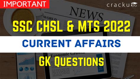 Current Affairs Questions For Ssc Chsl And Mts Cracku