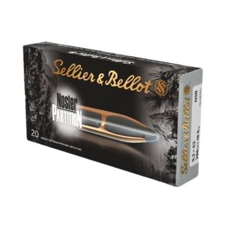 SELLIER BELLOT Balles De Chasse Nsr Nosler Par Boite De 20 9 3 X 62