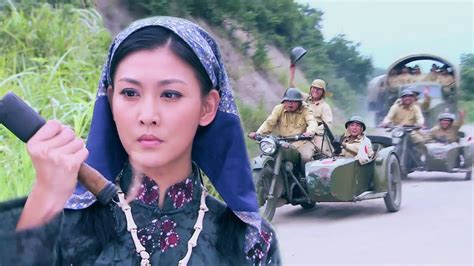 日軍調戲美女，誰料美女不好惹，一顆手雷炸翻他們！⚔️ 抗日 Chinese Drama Youtube