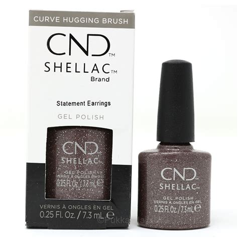 Cnd Shellac Statement Earrings Ml Buy Now Pukka Nails