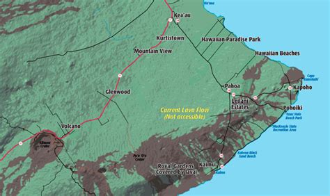 Where Is Kilauea Volcano Map | Volcano Erupt