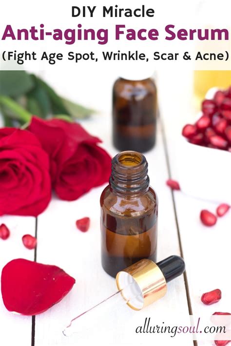 Diy Anti Aging Face Serum Fight Age Spot Wrinkle Scar And Acne