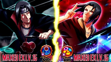 Maxed Edo Itachi Ex Ultimate Lv Vs Maxed Itachi Akatsuki Ex Ultimate