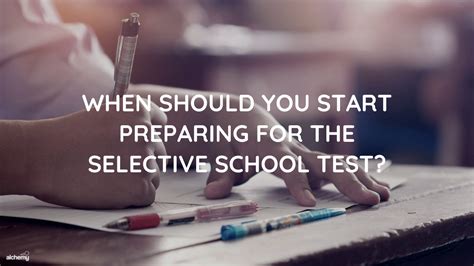 When should you start preparing for the selective school test? // Selective School Tutoring