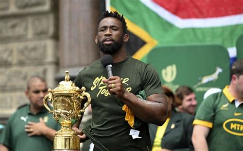 Cest Un Honneur Pour Moi Dêtre Ici Le Capitaine Des Springboks