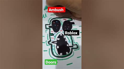 Roblox Doors Ambush Técnico Plumón Youtube