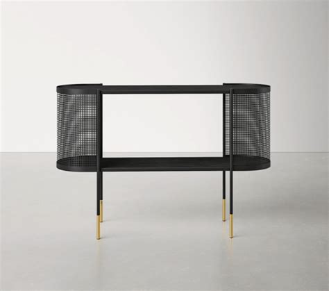 Black Modern Console Table - Dillon Amber Dane Modern Furniture Store