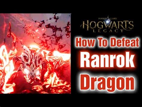 Hogwarts Legacy Final Boss Fight Ranrok Dragon Youtube