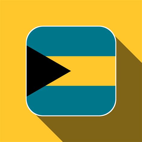 Bahamas flag, official colors. Vector illustration. 11223394 Vector Art