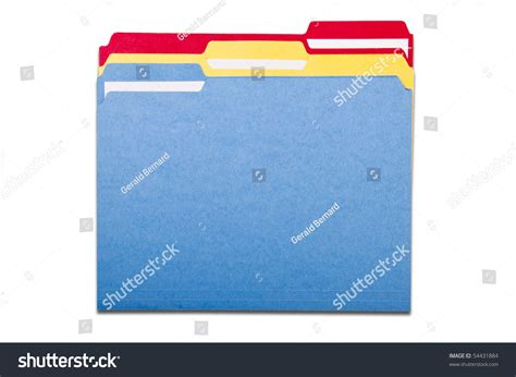 Colorful File Folders Stock Photo 54431884 : Shutterstock