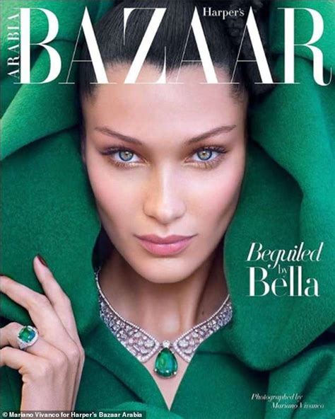 Bella Hadid Exudes Elegance In Harpers Bazaar Arabia Cover Photo