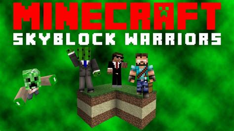 Minecraft Mini Game SkyBlock Warriors W Dractus YouTube