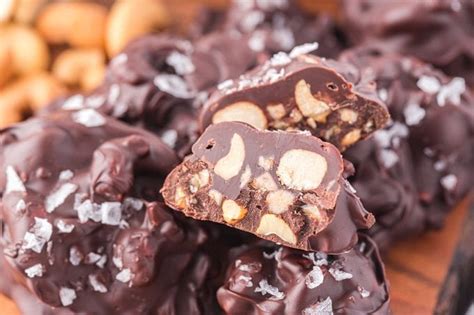 Chocolate Cashew Clusters 5 Minute Recipe Princess Pinky Girl