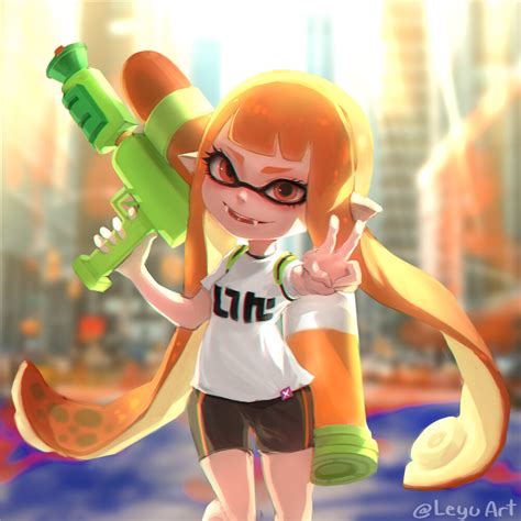 Artstation Splatoon Inkling Fan Art