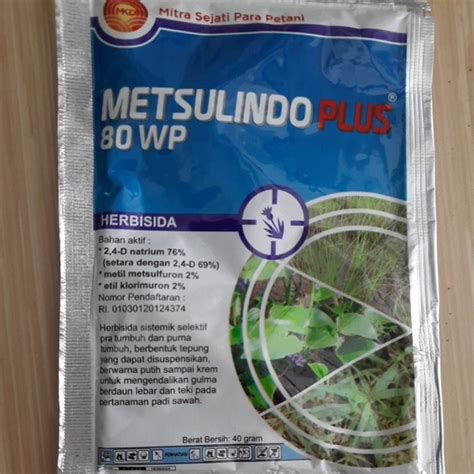 Jual Herbisida Metsulindo Plus Wp Gram Shopee Indonesia