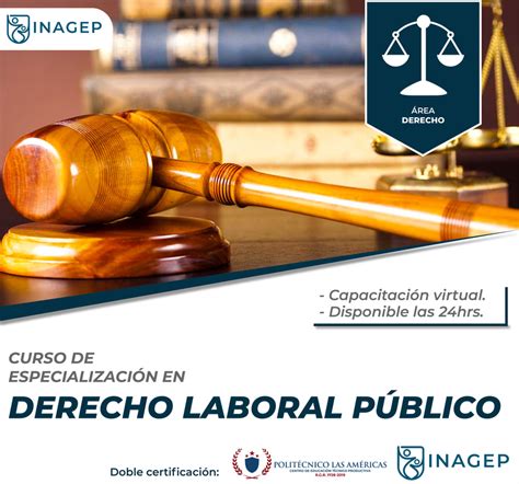 Curso De Especializaci N En Derecho Laboral P Blico Inagep