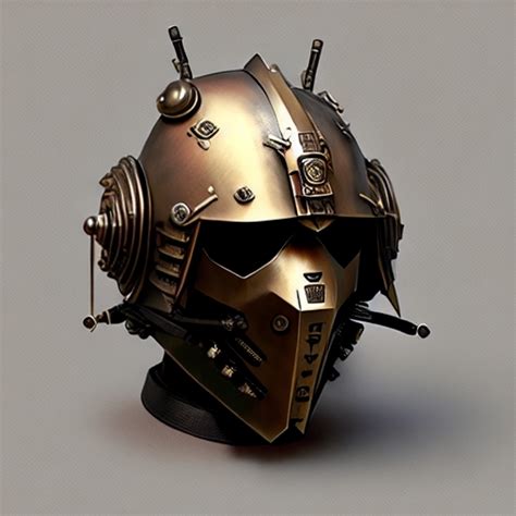 Futuristic Samurai Helmet