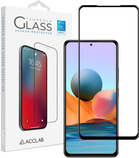 Acclab Full Glue Xiaomi Redmi Note Pro Black