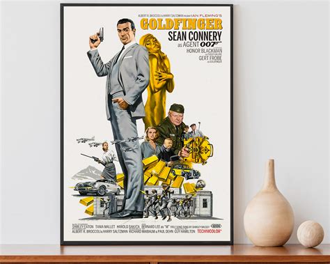 James Bond Goldfinger Poster