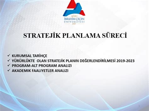 D Nemi Stratejik Plan Haz Rl K Al Malar Durum Analizi