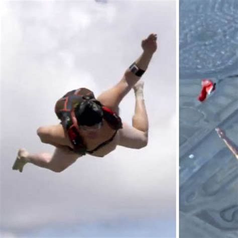 Naked Girl Goes Skydiving Telegraph